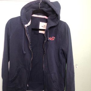 Hollister zip up hoodie
